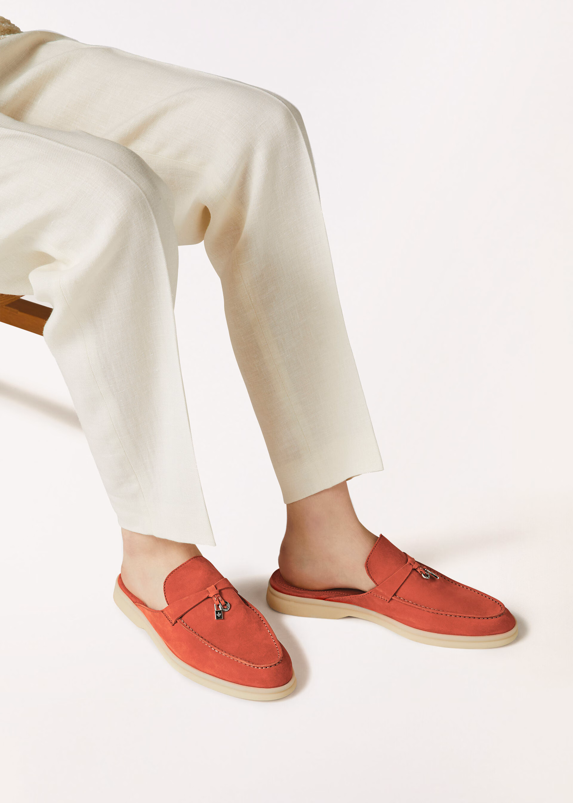 Babouche Charms Walk Loafer - Orange Flame