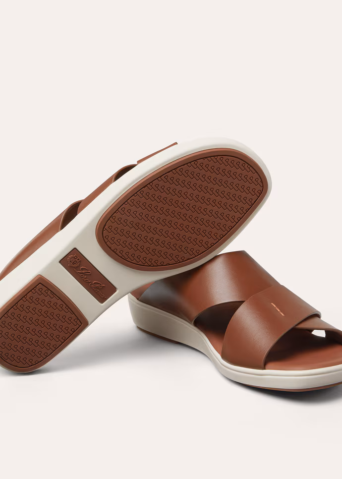 Palm bull leather sandal - Leather H02E