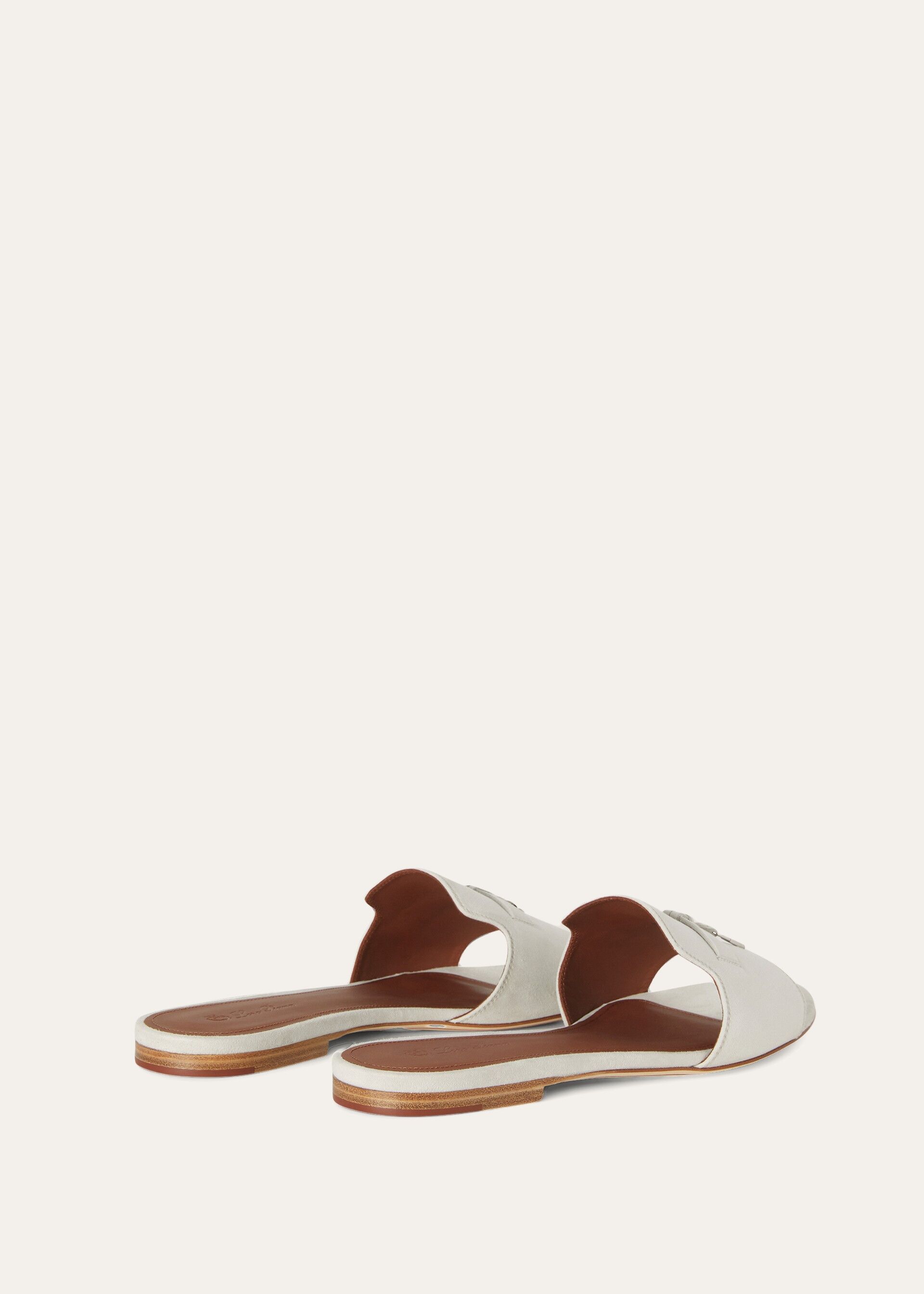 Summer Charms Sandal Suede Goatskin - Powder Pearl