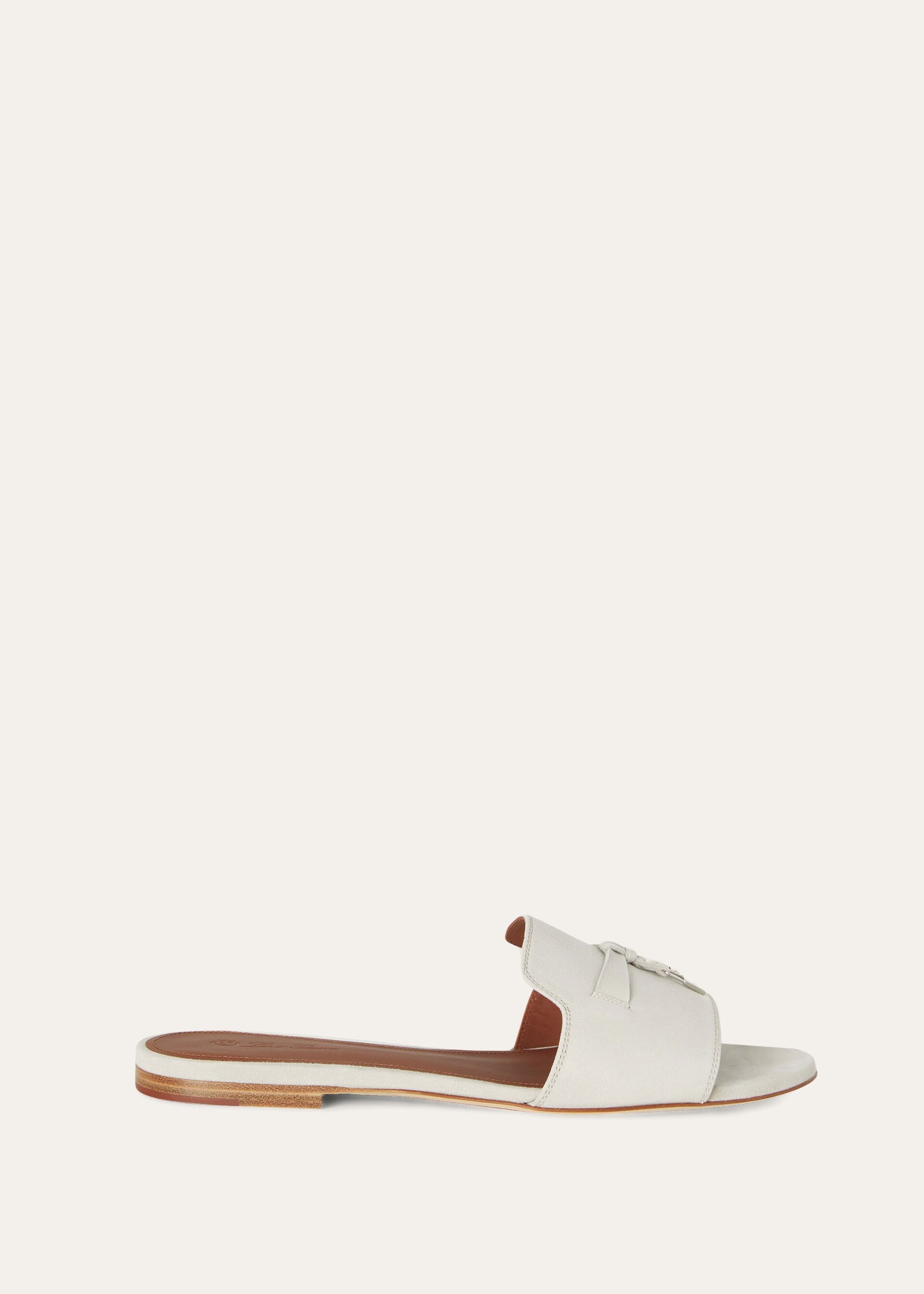 Summer Charms Sandal Suede Goatskin - Powder Pearl
