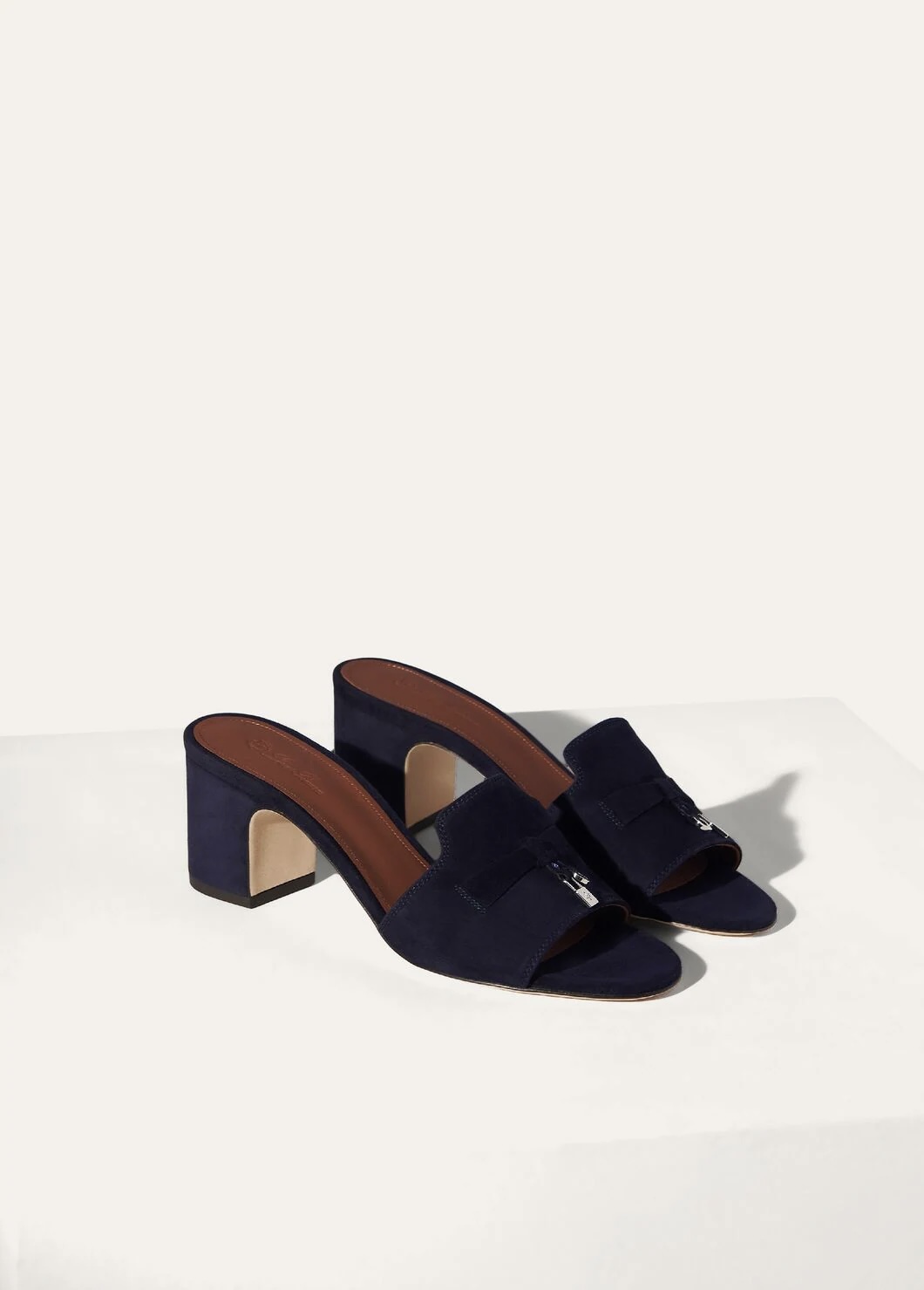 Summer Charms Suede Goatskin Sandal - Navy Blue W000