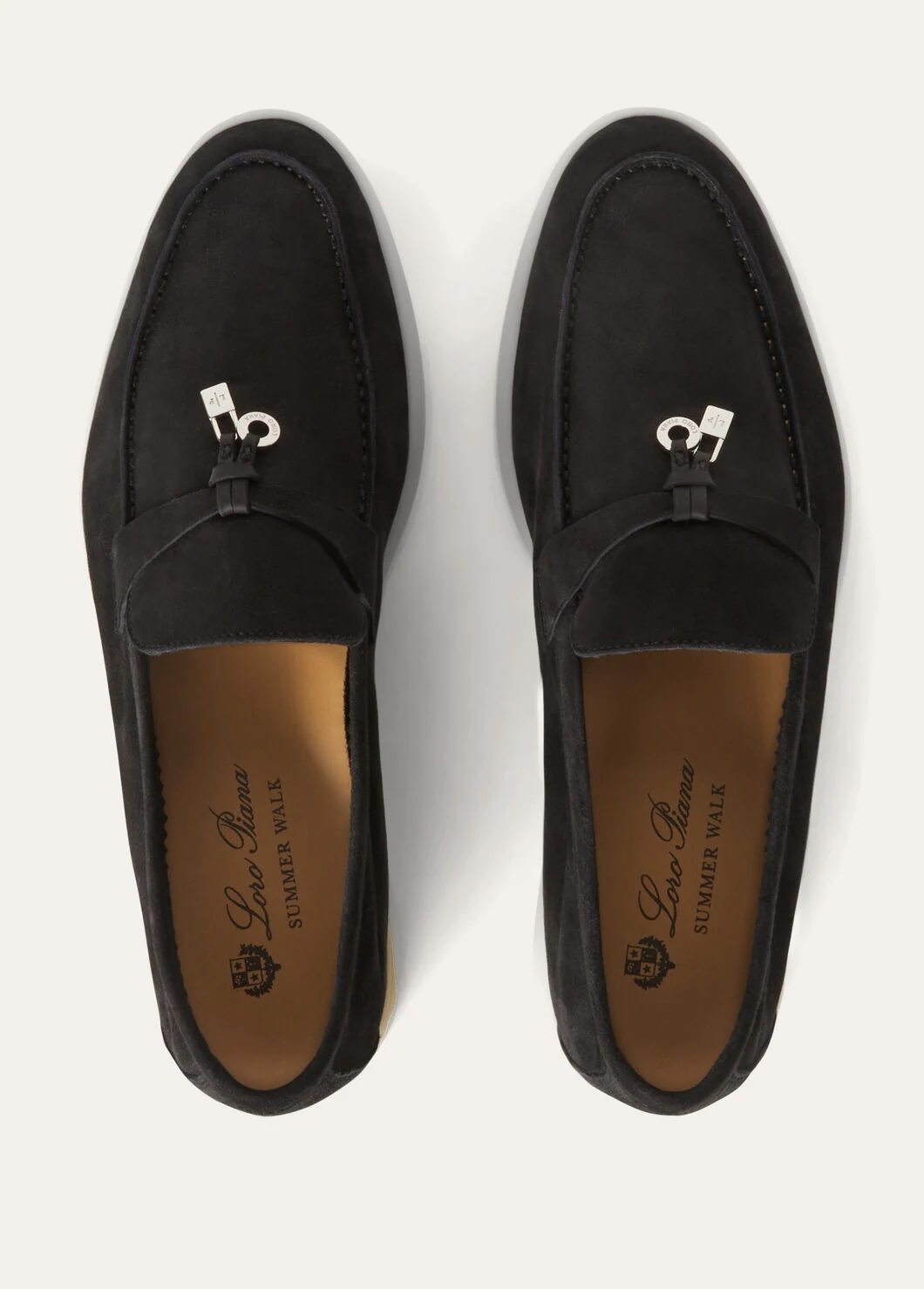 Summer Charms Walk Suede Moccasin - Caviar MB97