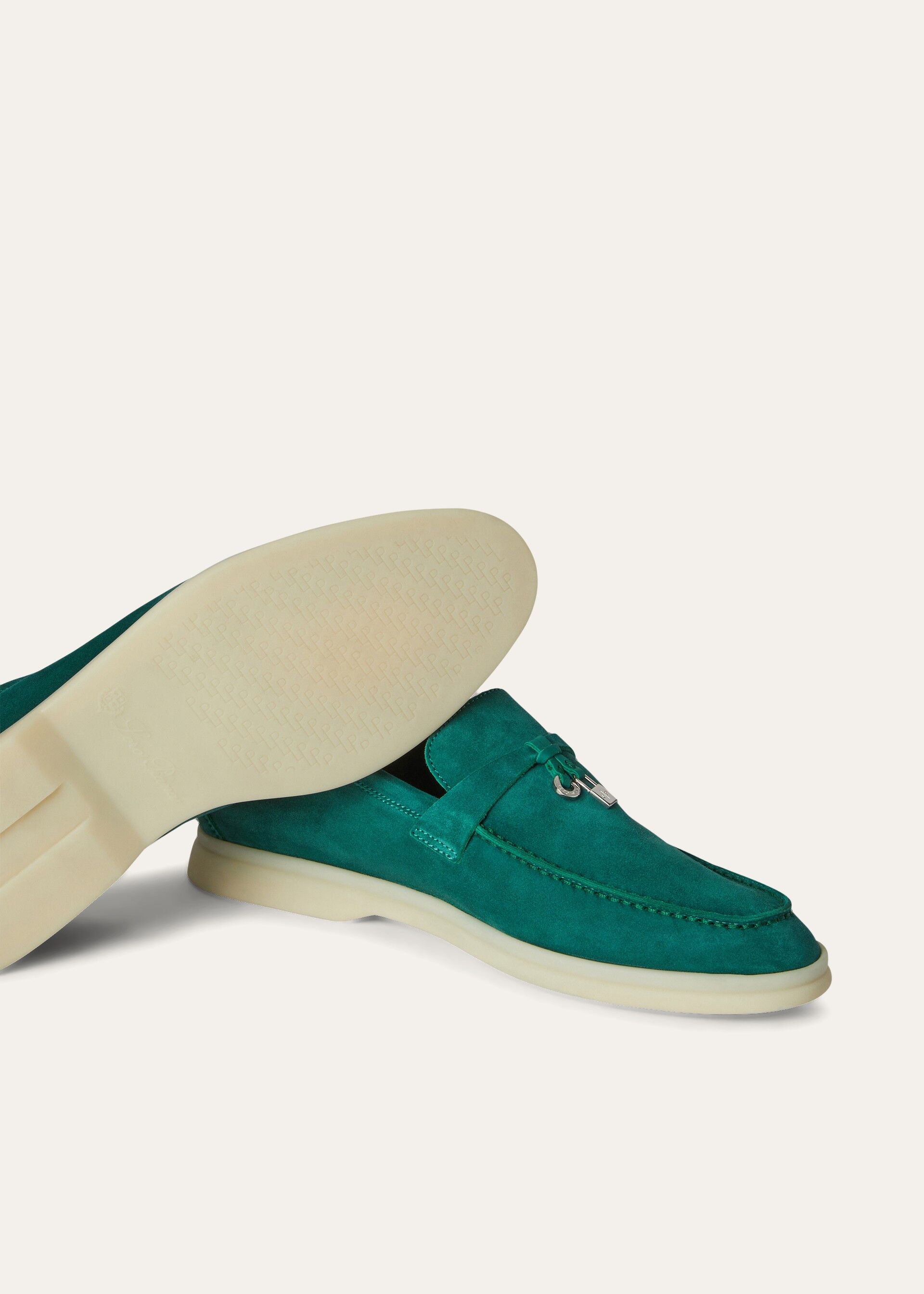 Summer Charms Walk Suede Moccasin - Forest Leaves