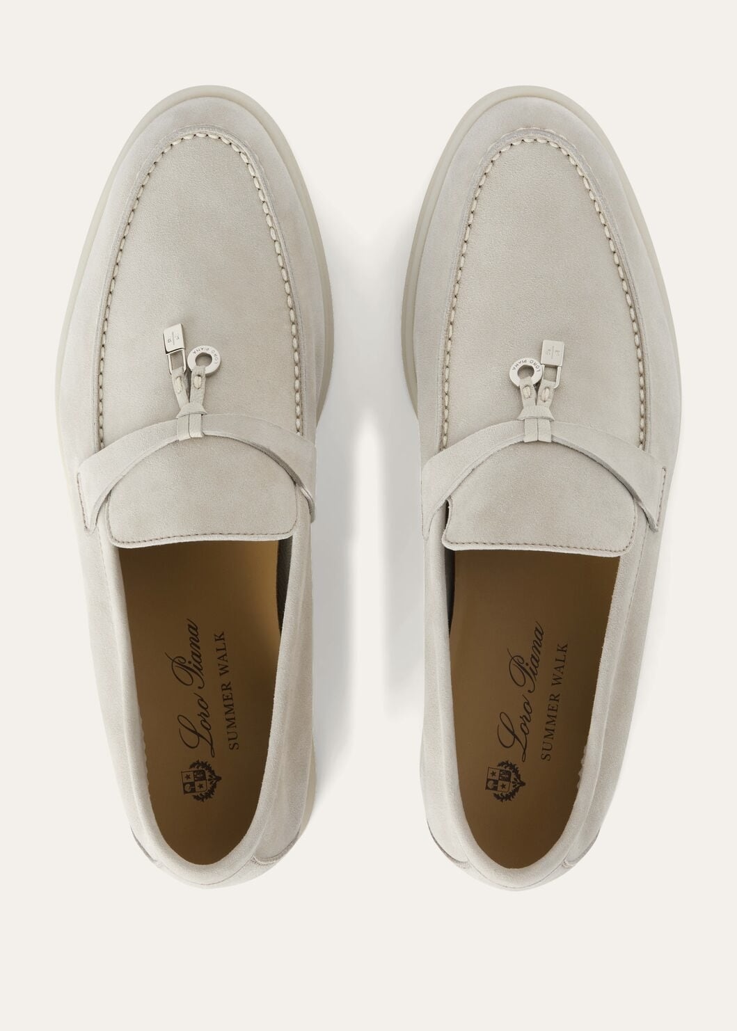 Summer Charms Walk Suede Moccasin - Pearl Powder A760