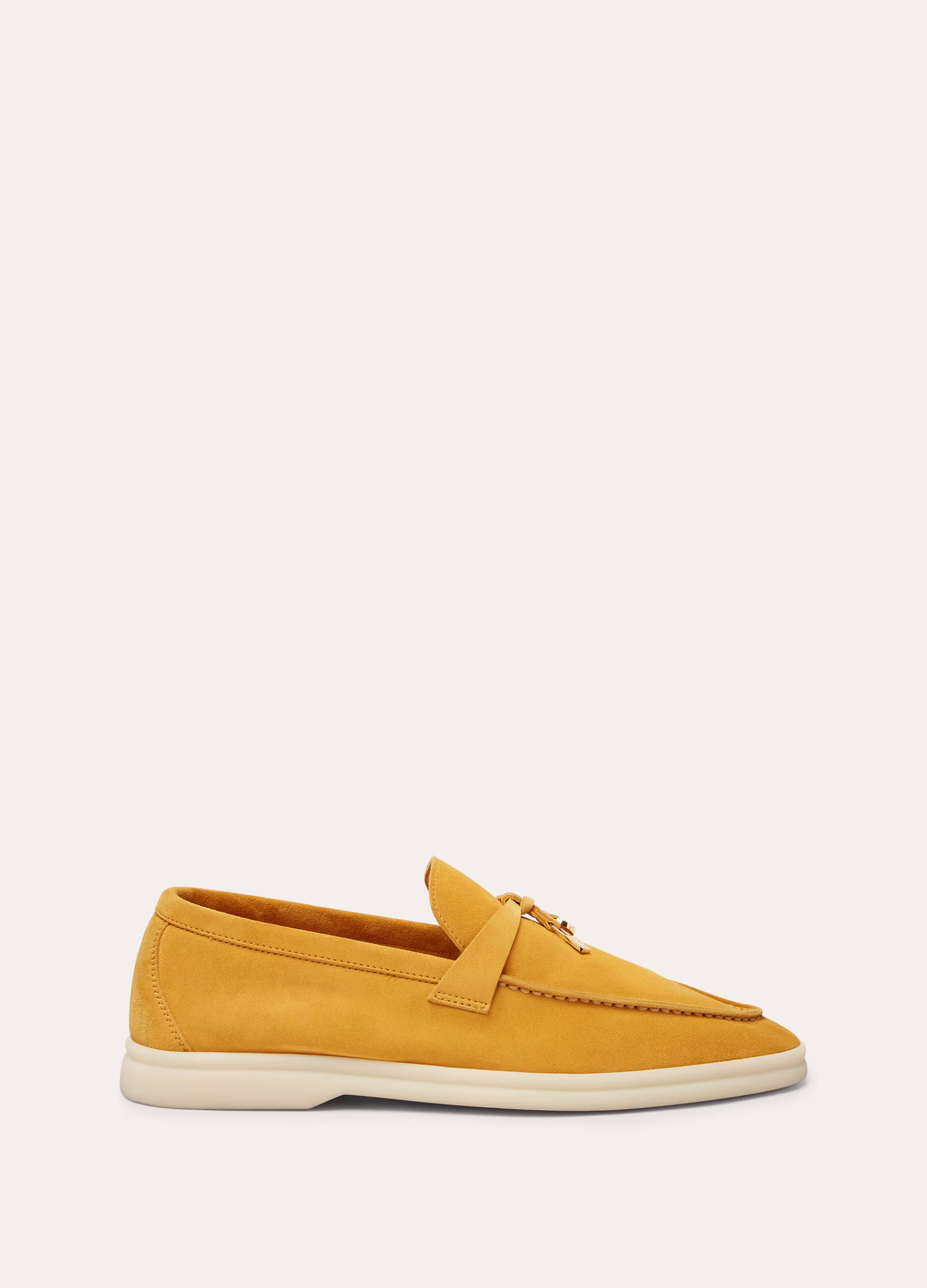 Summer Charms Walk Suede Moccasin - Saffron Tea