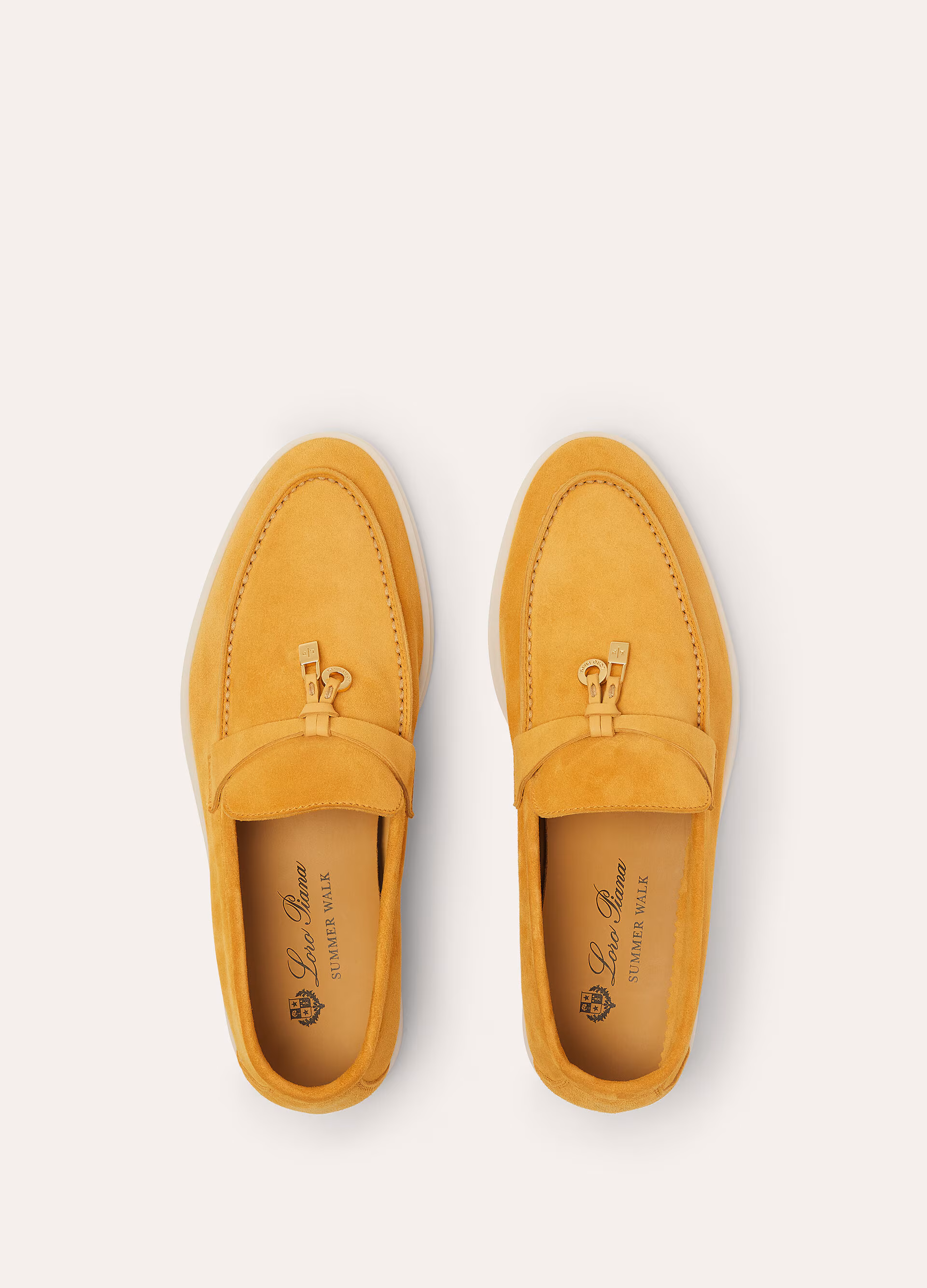 Summer Charms Walk Suede Moccasin - Saffron Tea