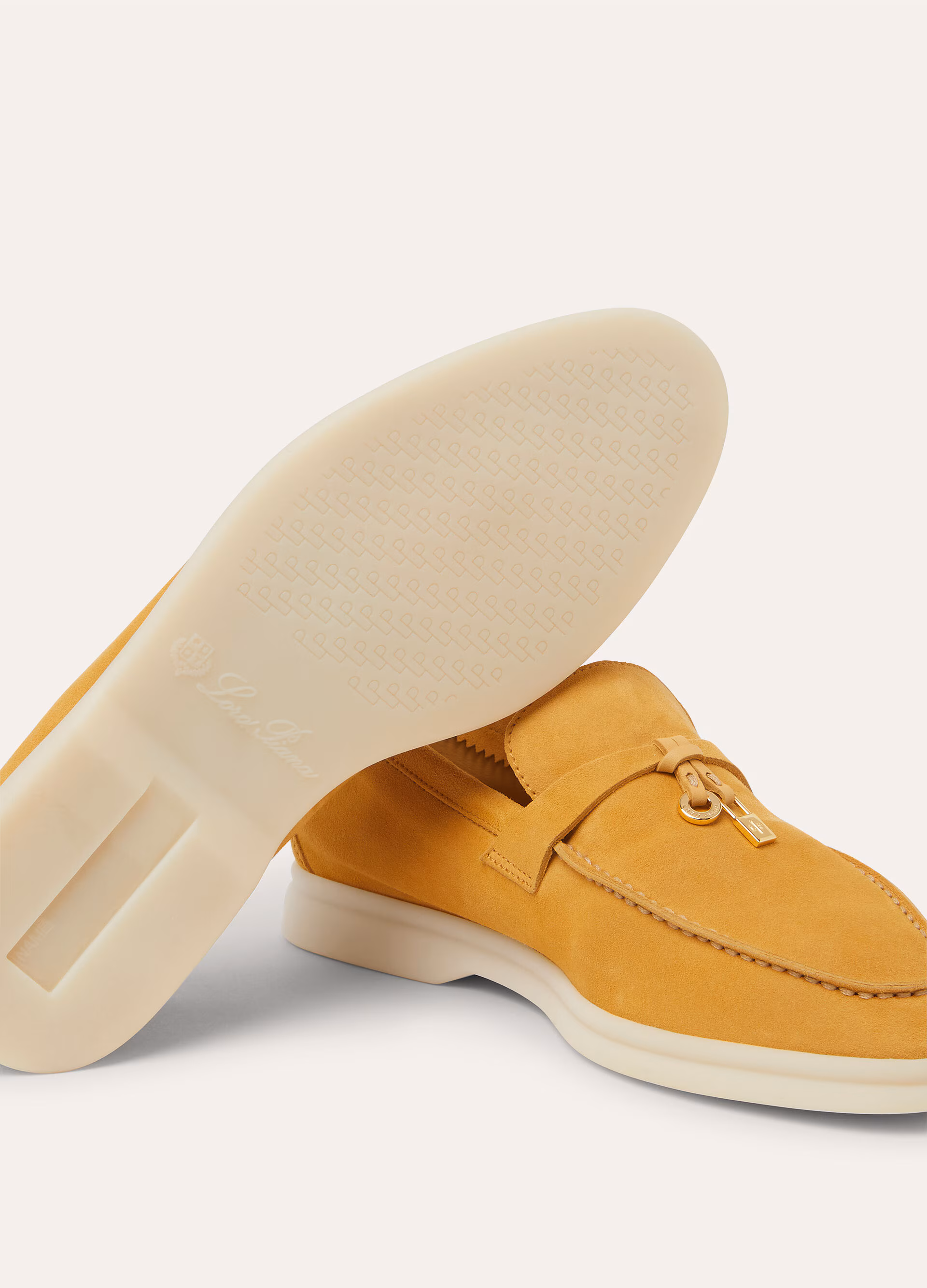Summer Charms Walk Suede Moccasin - Saffron Tea