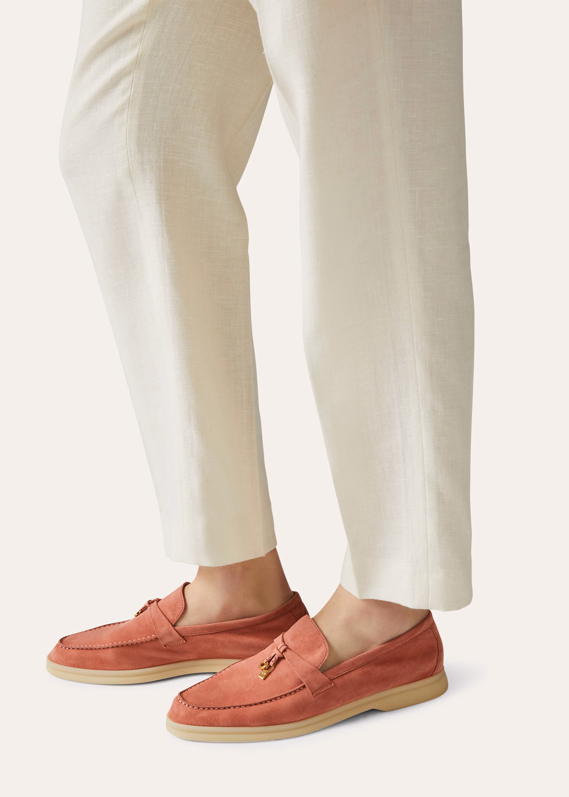 Summer Charms Walk Suede Moccasin - Sorbet Pink