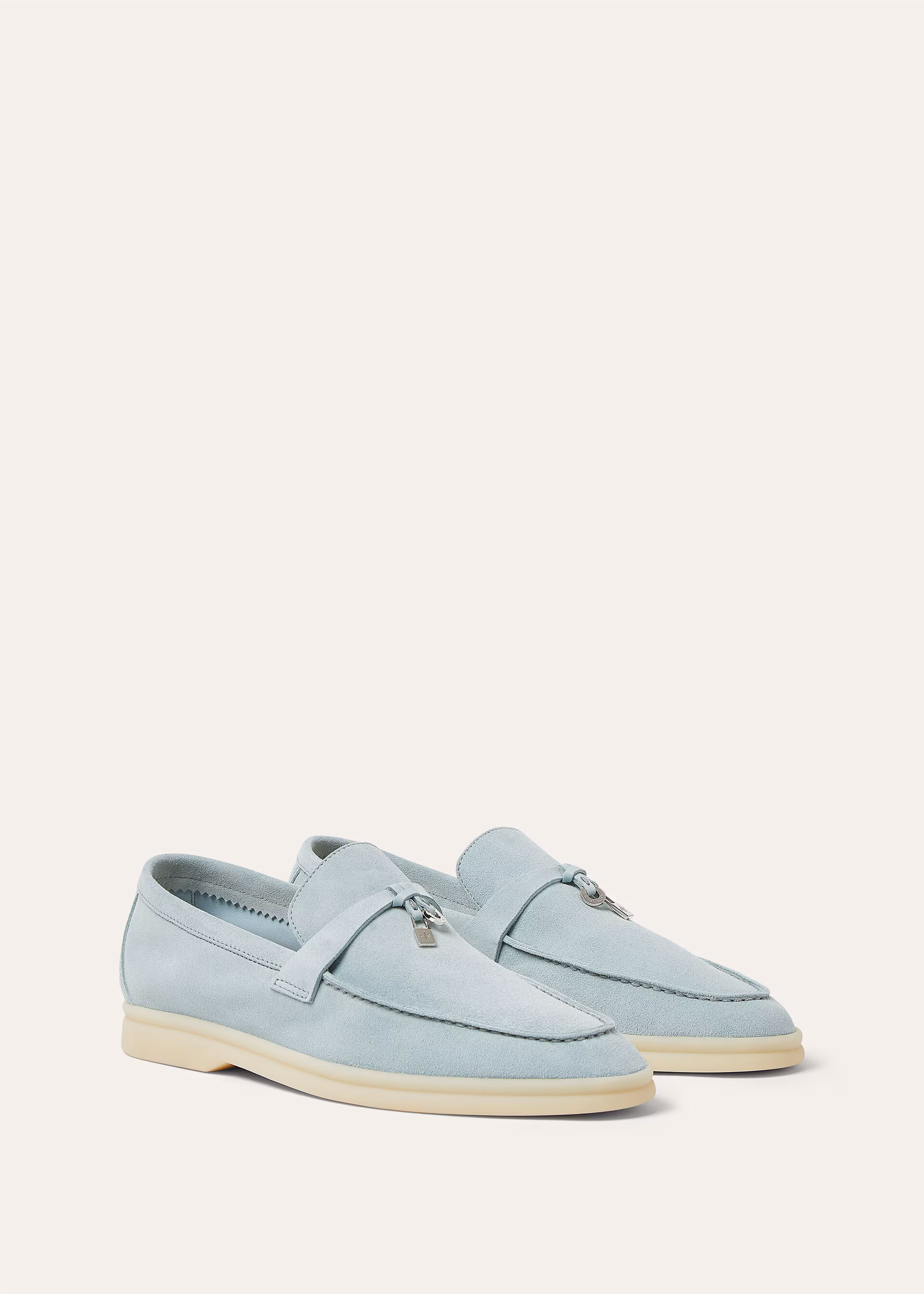 Summer Charms Walk Suede Moccasin - Spring Waterfall Melange