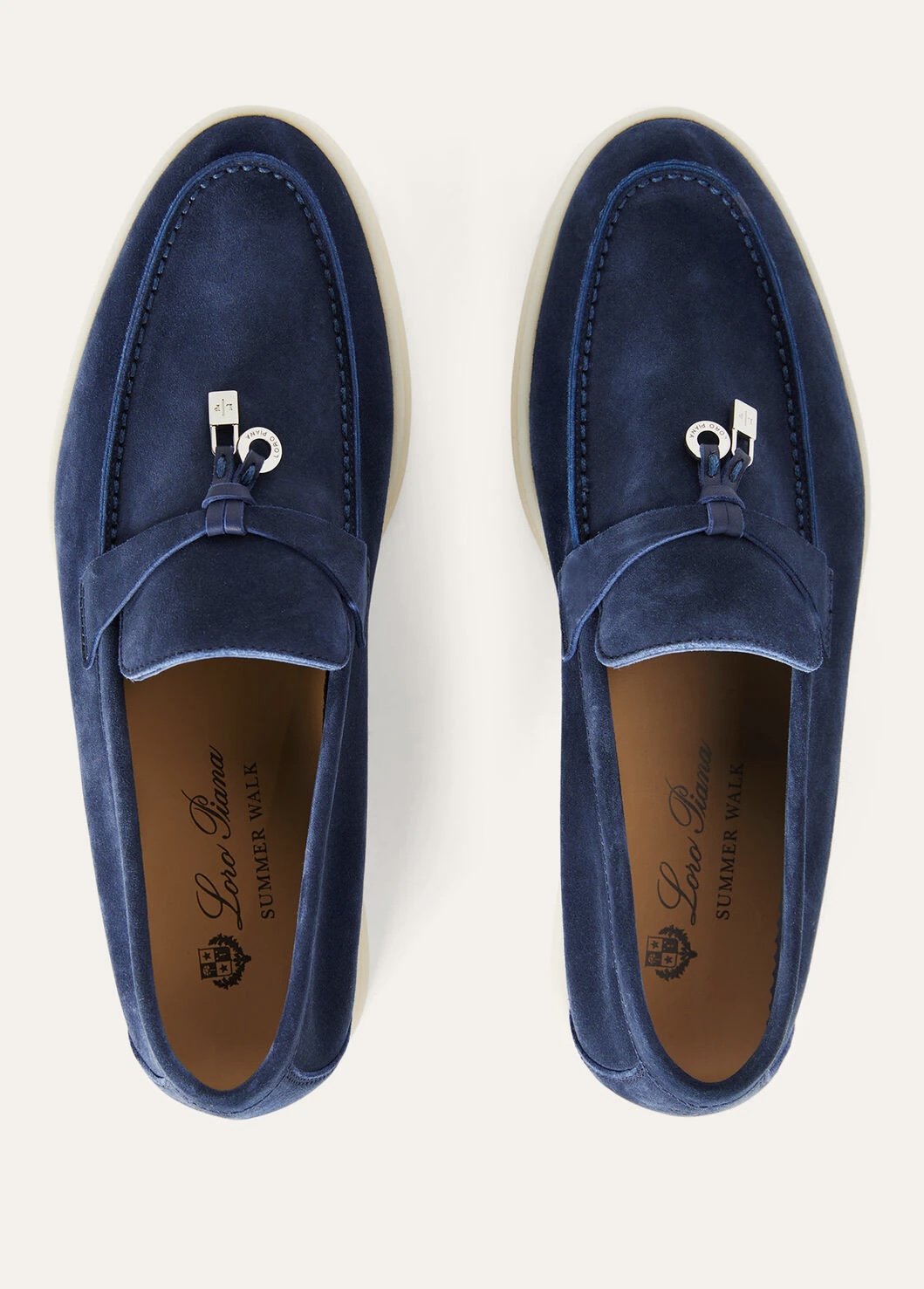 Summer Charms Walk Suede Moccasin - Very Dark Blue W18P