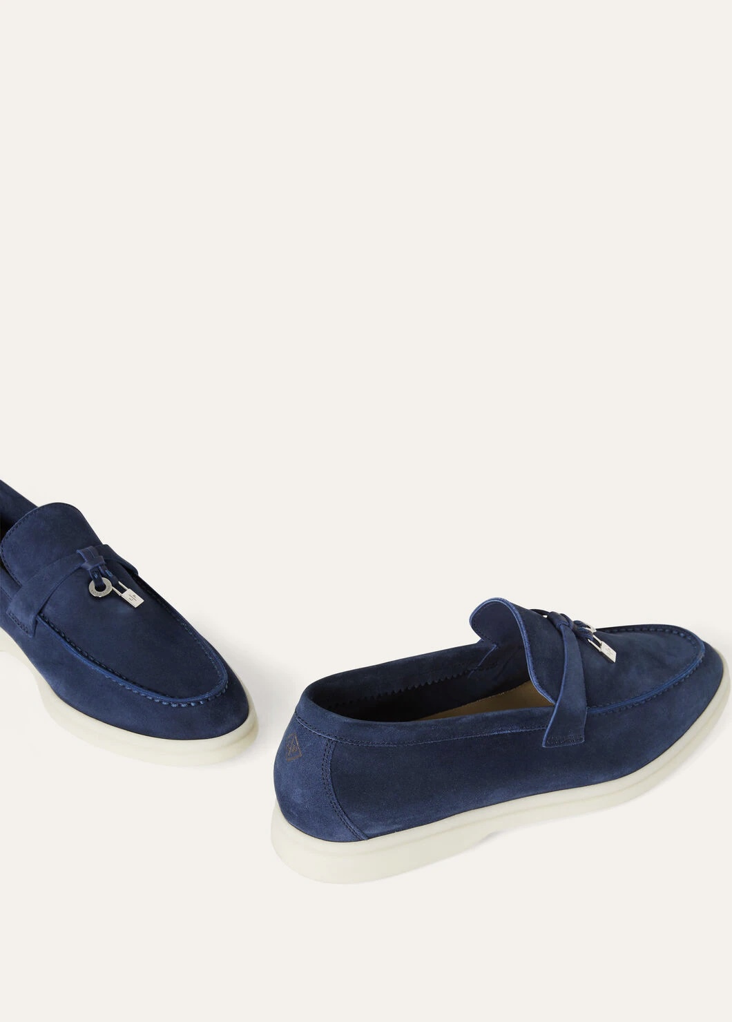 Summer Charms Walk Suede Moccasin - Very Dark Blue W18P